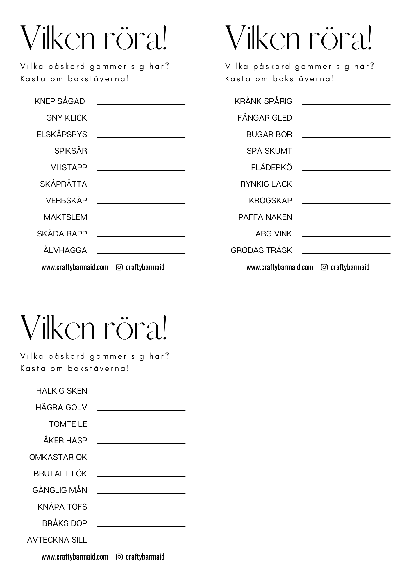 Knep & knåp till påsk – Crafty Barmaid