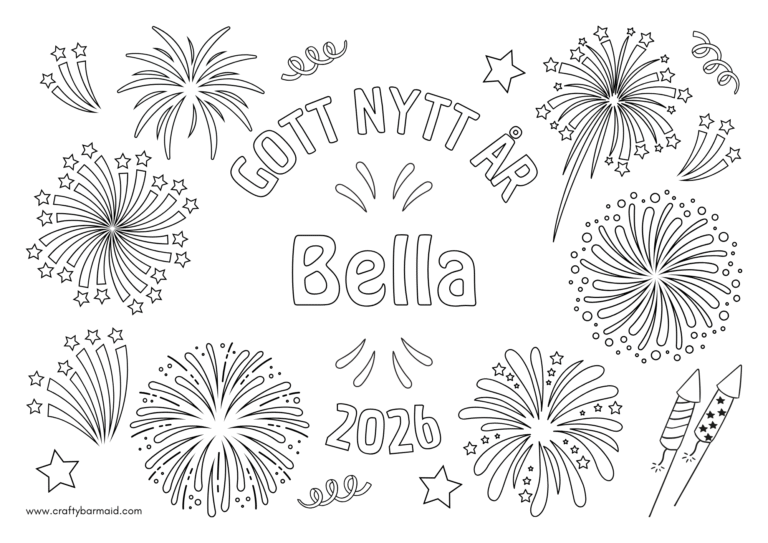 Personliga målarbilder till nyår 2025-2026